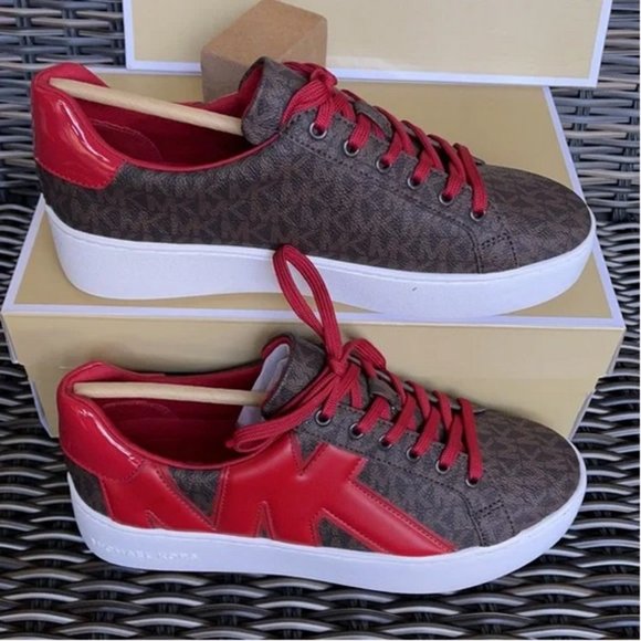 Michael Kors Poppy Lace Up MK Sig Small WMNS - Picture 4 of 16